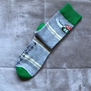 🌿 FRIENDS CENTRAL PERK COFFEE SOCKS✨